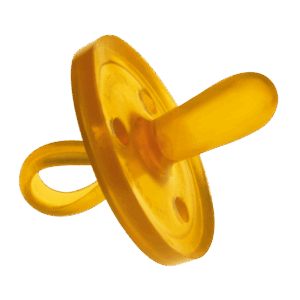 CHUPETE GOLDI DE CAUCHO FORMA NATURAL OVALADA DE 0 A 6 MESES