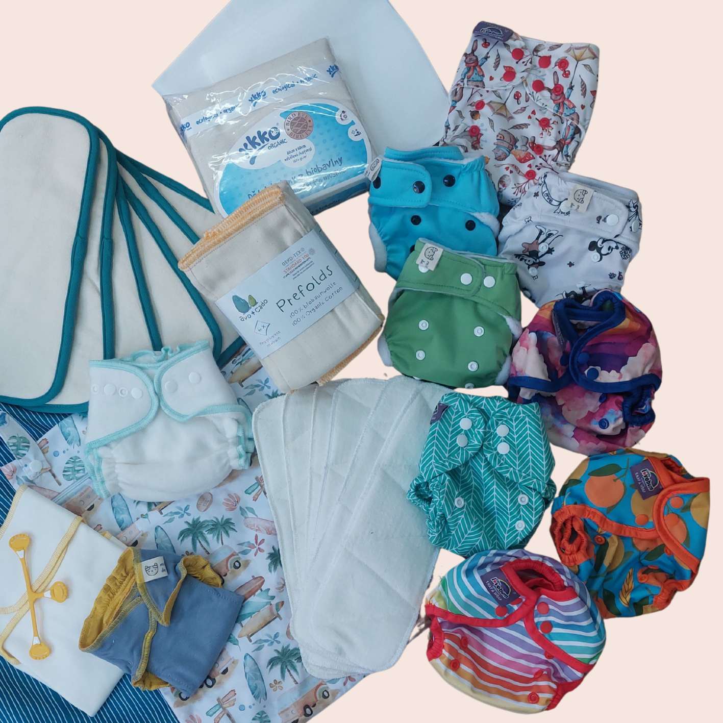 PACK COMPLETO DE PAÑALES DE TELA PARA RECIÉN NACIDO (CURSO ONLINE DE REGALO) - Imagen 5