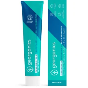 PASTA DE DIENTES CON HIDROXIAPATITA, PREBIÓTOCOS Y PROBIÓTICOS GEORGANICS