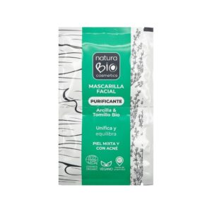 MASCARILLA FACIAL PURIFICANTE DE ARCILLA Y TOMILLO NATURABIO