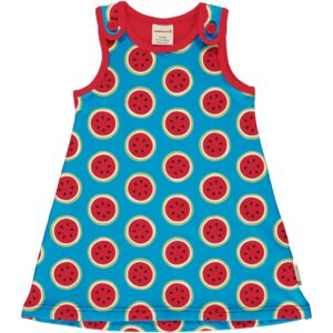 VESTIDO DE ALGODÓN ORGÁNICO MAXOMORRA 5-6 AÑOS