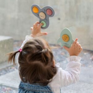 SPINNERS CON VENTOSA GALAXY SARO BABY SET DE DOS