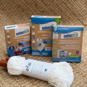 PACK LIMPIEZA EN TIRAS NOBACPRO Y FREGONA SIN PLASTICO AZAAL